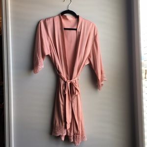 Etsy Pink Silk Robe